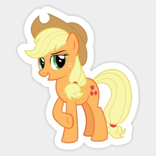 Smug Applejack Sticker